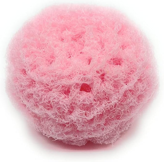 Set of 3 Nylon Net Dish Scrubbies (Light Pink)