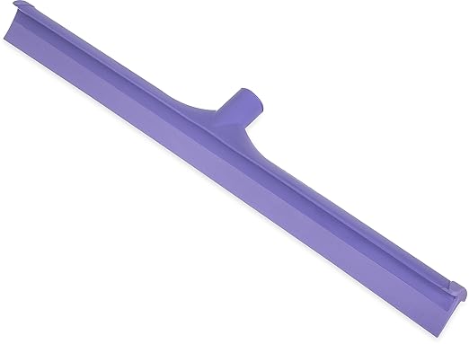 SPARTA 3656868 Plastic Floor Squeegee, Shower Squeegee, Heavy Duty Squeegee With Rubber Blade For Windows, Glass, Shower Doors, Floors, Windshields, 24 Inches, Purple, (Pack of 6)