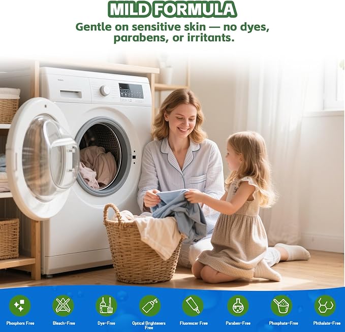 Laundry Detergent Sheets - Fragrance Free Laundry Sheets, 400 Loads, Eco-Friendly, Plastic-Free, Space Saving, Fast Dissolve & Hypoallergenic