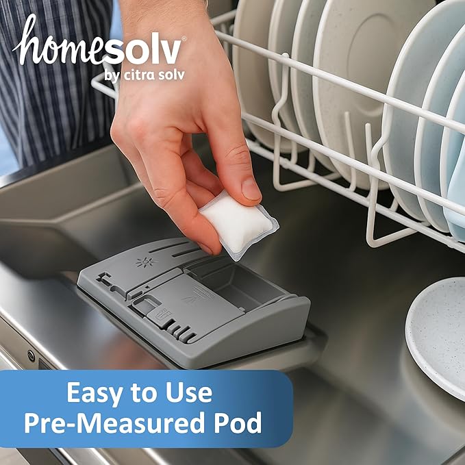 Dishwasher Detergent Pods Free and Clear - Plant and Mineral Based Dish Washer Tablets for Spotless Dishes - Eco Friendly Dishwasher Pods - (20 Count 2 Pack)