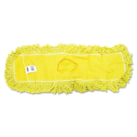 Rubbermaid Commercial Trapper-Dust Mop, 24-inch, Yellow, General Purpose-Dust Mopping, Cleaning for Flooring