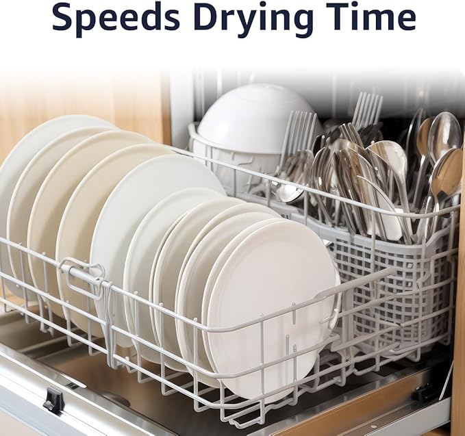 Amazon Basics Dishwasher Rinse Aid, Prevents Spots & Film, Enhances Drying, 8 Fl Oz