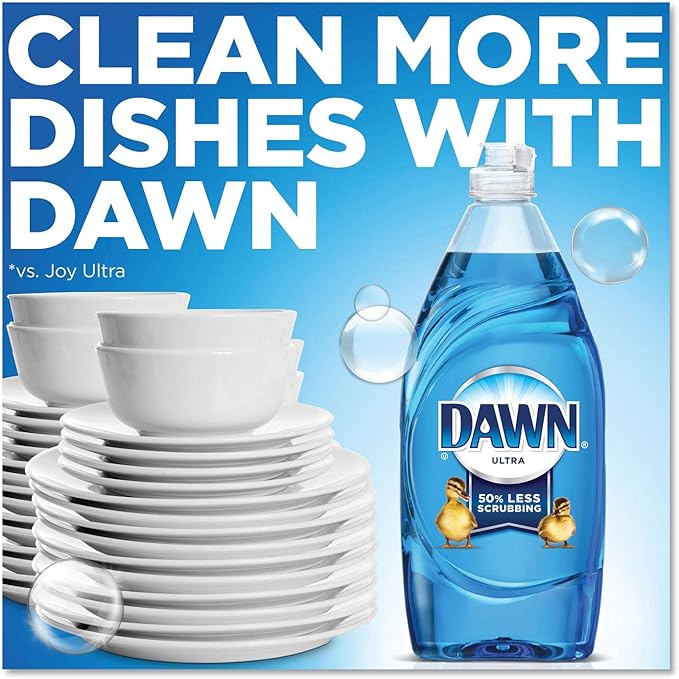 Dawn Ultra 97305 19.4 Oz. Dawn Ultra Dishwashing Liquid Dish Soap Original Scent