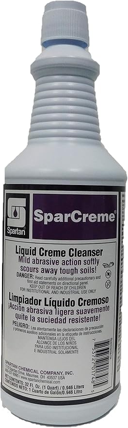 SparCreme Restroom Cleaner # 732003, 12 qts per case -(1 CASE)