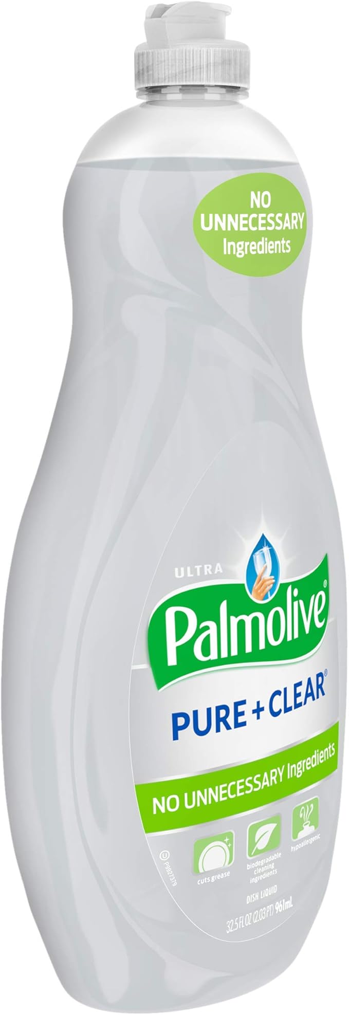 Palmolive Ultra Liquid Dish Soap, Pure and Clear, 4 Count