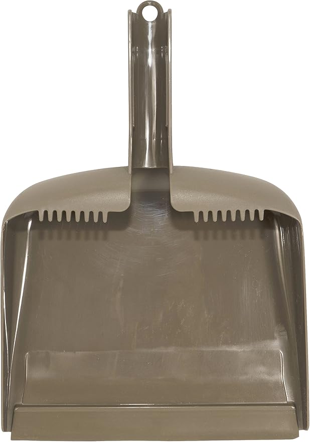 Harper Live.Love.Clean. Snap-Together Bamboo Counter Brush & Resin Dust Pan Set for Cleaning Dust, Pet Hair & Fine Dry Dirt