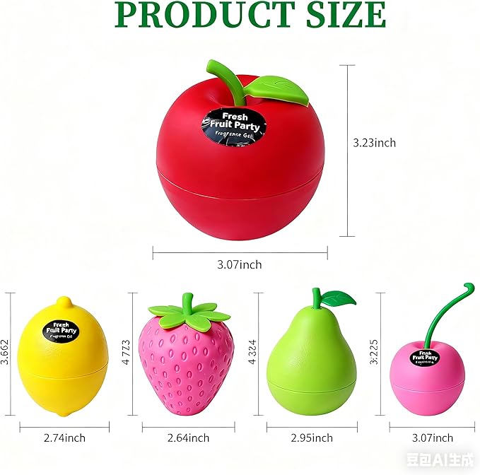 Scents Gel Odor Eliminator| Fruit Scent Blind Box Solid Air Fresheners for Home|6-8 Weeks Long-Lasting per Bottle| hristmas|Easter Gifts for Teen Girls Boys Daughter Mom Sister | 4.23 Ounce