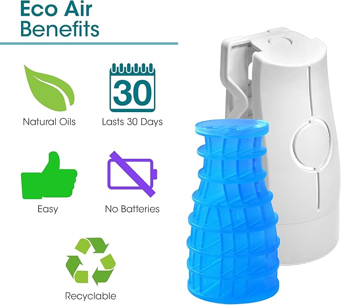 Fresh Products Eco Air Refill Air Freshener Dry Fragrance Technology Natural Oils No Acetone or Propellants Lasts 30 Days Eco Friendly Powerful Fragrance Made in the USA 6 pk Fabulous