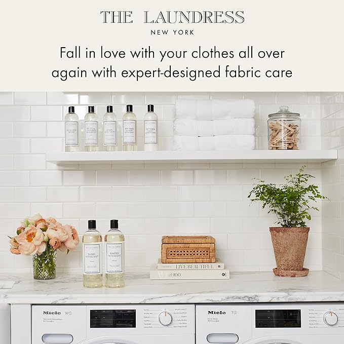 The Laundress Signature Isle Detergent, Coastal Inspired Scent, Concentrated Laundry Detergent Liquid, Tough on Stains, Isle Scent, 32 oz. (Pack of 2)