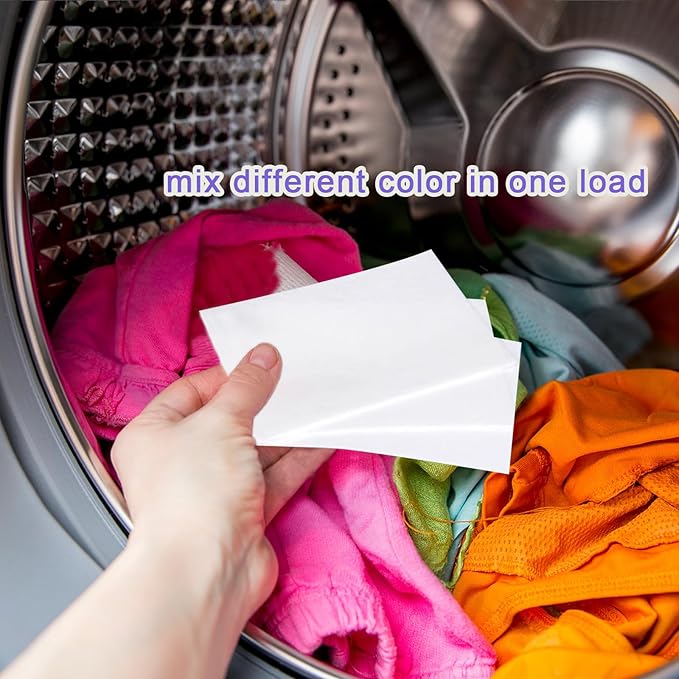 Color Catchers for Laundry, Color Absorber Laundry Sheets 50 Count,Fragrance Free Color Trapping Sheets Prevents Color Runs and Maintains Original Clothing (100, Fragrance-free)