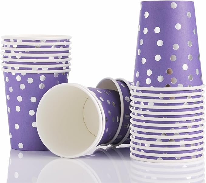 Purple Party Decorations, 168Pcs Purple Plates and Napkins Party Supplies, Lavender Birthday Plates Serves 24, Birthday Decorations for Mardi Gras, Graduation, Mothers Day
