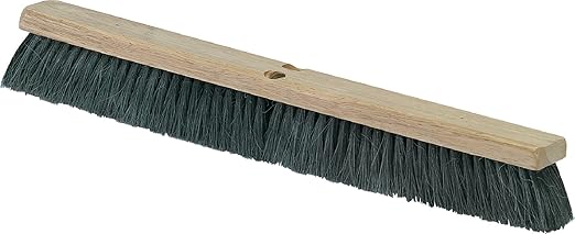 SPARTA Flo-Pac Tampico Floor Sweep, Floor Brush for Cleaning, 24 Inches, Black, (Pack of 12)