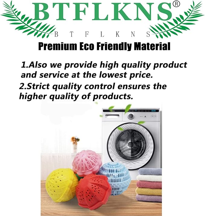 Eco-Friendly Laundry Balls Set, With Ceramic Balls 150g & Storage Bag (Blue)