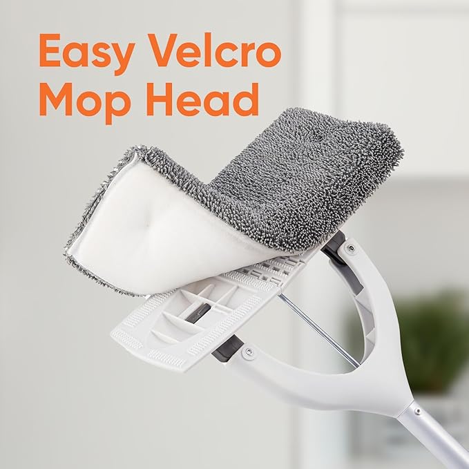 Superio Microfiber Mop Head Replacement for Self-Wring Miracle Mop - 1-Pack Cleaning Pad Refill and Extra Microfiber Mop Refill Pad