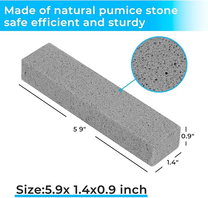 30 Pack Pumice Stone for Toilet Bowl Cleaning，Scouring Stick Remove Toilet Bowl Hard Water Rings，Pumice Stone for Cleaning，Toilet, Bathtubs, Kitchen Sink, Grill, Household