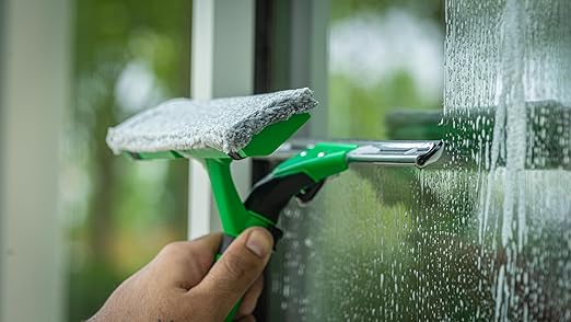 Unger Commercial VisaVersa Pro Pad 18" - Premium Microfiber Window Cleaning Pad with Hook-and-Loop Attachment - VEP45