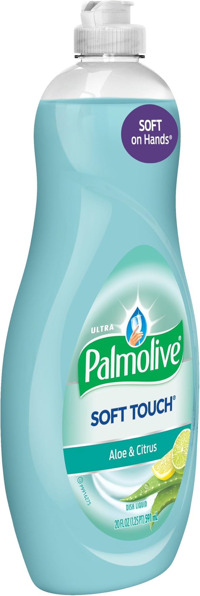 Palmolive Ultra Soft Touch Dish Soap, Aloe and Citrus - 20 Fluid Ounce (9 Pack) (Packaging May Vary)