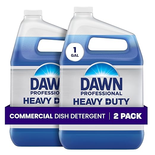 Dawn PRO Heavy Duty Manual Pot and Pan Detergent, Dish Soap Liquid for Dishwashing by Hand, Bulk Concentrate for Commercial Use, 1 gal (Case of 2)