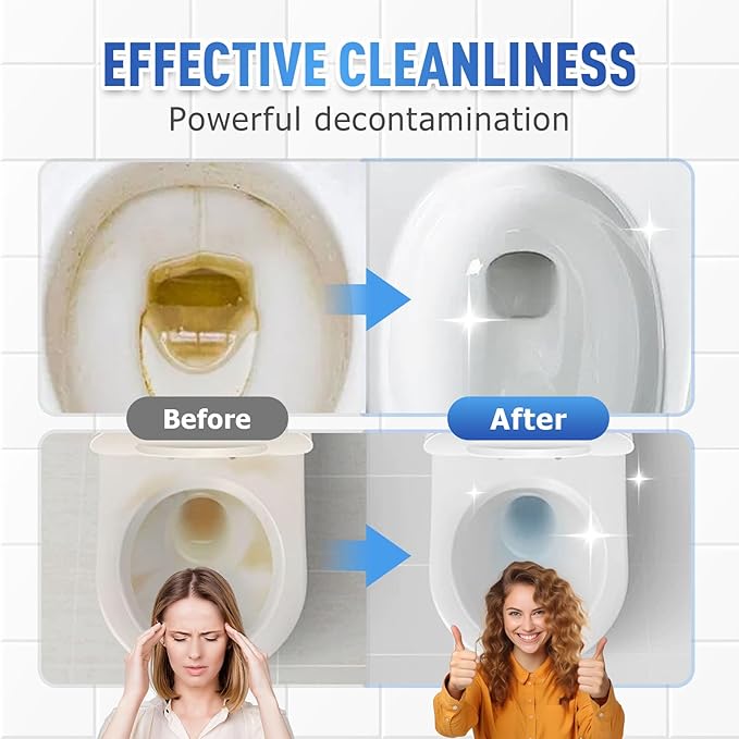 Eadwe 2025 New Foam Toilet Cleaner, Upgraded Powerful Toilet Bowl Cleaner, Advanced Bathroom Cleaner for Home, Powerful Instant Bowl Cleaners for Toilets Squatting Pans (1)