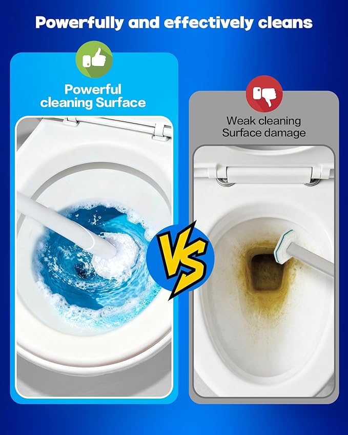 100 Pack Toilet Wand Refills Compatible with Clorox, Instant Foam Cleaning, Secure Lock No Slipping, Odor Neutralizing, Easy Snap-On Design