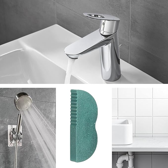 Rust Eraser 0.87x0.71 Inch, Stainless Steel Scratch Remover and Rubber Stain Cleaner for Cookware Restaurant Sink Bathroom Wall Appliance Brass Kettle Copper, Effective Cleaning Tool for Home Use