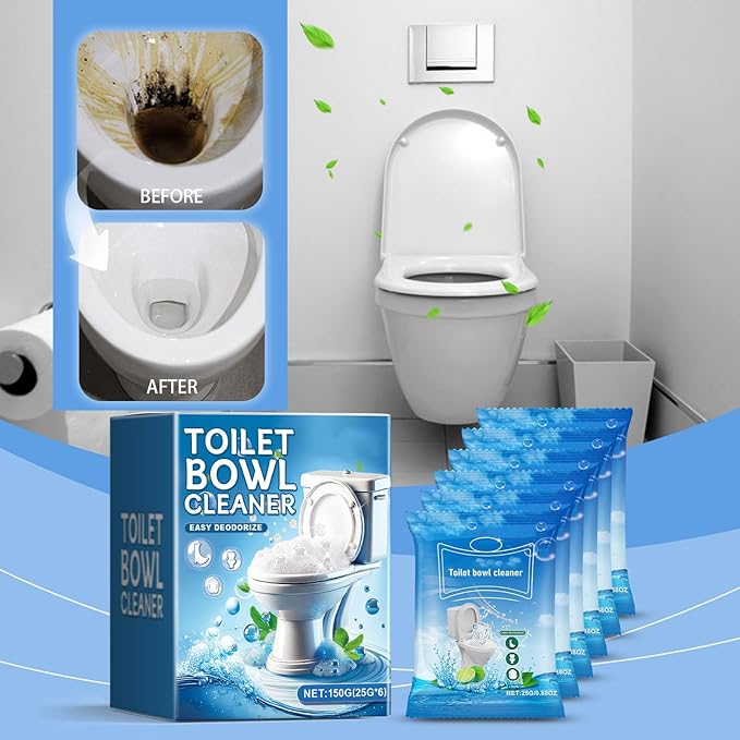 Splash Toilet Cleaner, Foaming Toilet Cleaner, 2025 New Self Activating Miracle Powder for Toilet Bowl Cleaning (1, 1Box)