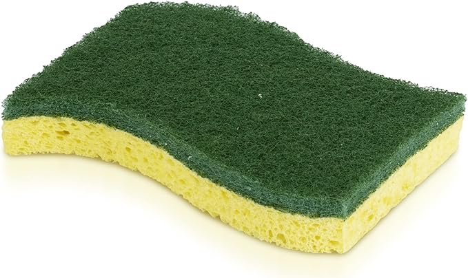 Pine-Sol Heavy Duty Scrub Sponges for Cleaning | Dual-Sided Dishwashing and Scouring Pad | Kitchen Supplies for Washing Dishes, Pots, Pans, 3 Pack