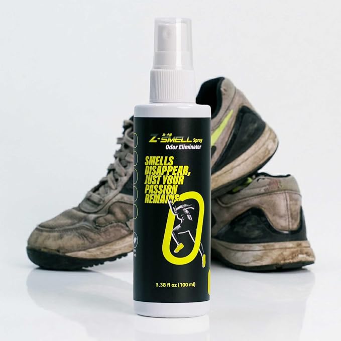 Z-Spray Odor Eliminator On-the-Go Spray – Unscented Deodorizer for Shoes, Pets, Gear, Car & Home – Lasting Smell Remover, Safe for Kids & Animals – Made without Harsh Chemicals – 100mL