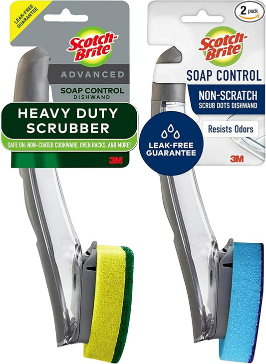 Scotch-Brite Dishwand Brush Scrubbers for Cleaning Dishes (2-pack)