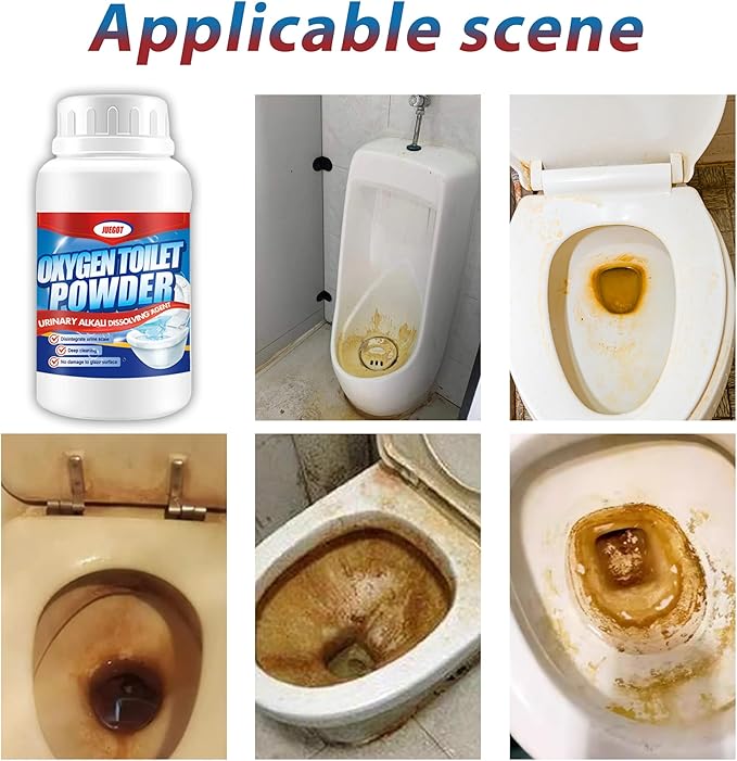 Toilet Bowl Cleaners, Toilet Cleaning, Bathroom Cleaner for Urinals, Washbasins, Tile Walls, 2pcs