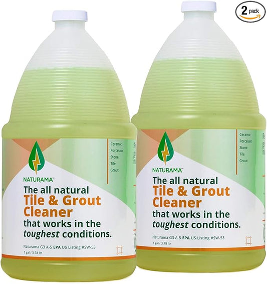 Tile Grout Cleaner - Rejuvenate Kitchen Floor, Bathroom Floors, Tiles - Heavy Duty Cleaner(1 GALLON, 2 PACK)