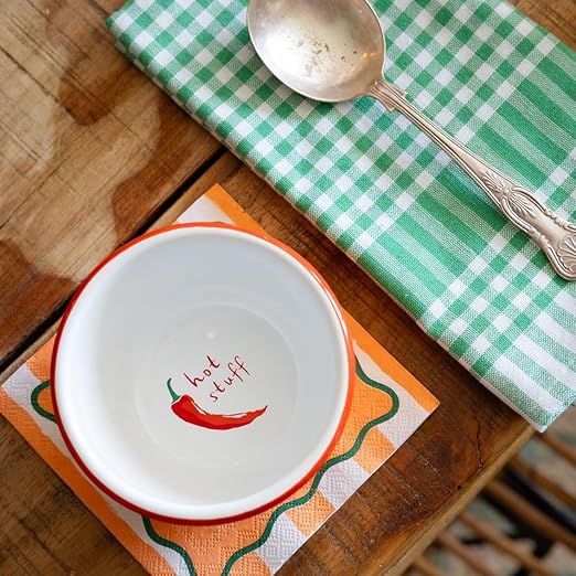 Talking Tables 4 x Green Gingham Kitchen Tea Towels Table Linen Fabric Dish Cloths Large Checkered Cloth Napkins Absorbent Durable Soft Cotton Quick Drying, ECO Packaging 17 x 17 Inches