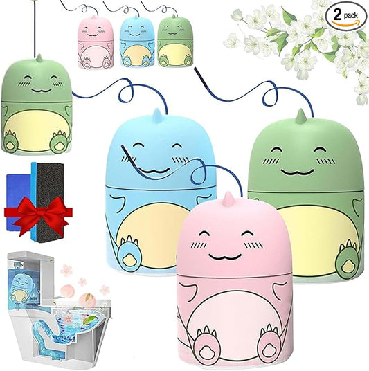 Magic Toilet Bowl Cleaner, ToiletCleaner & Toilet Deodorizer Wonder, Magic ToiletCleaning Bottle, Cute Dinosaur-Shaped Bathroom ToiletsTank Cleaner, Three Fragrances (3PCS)
