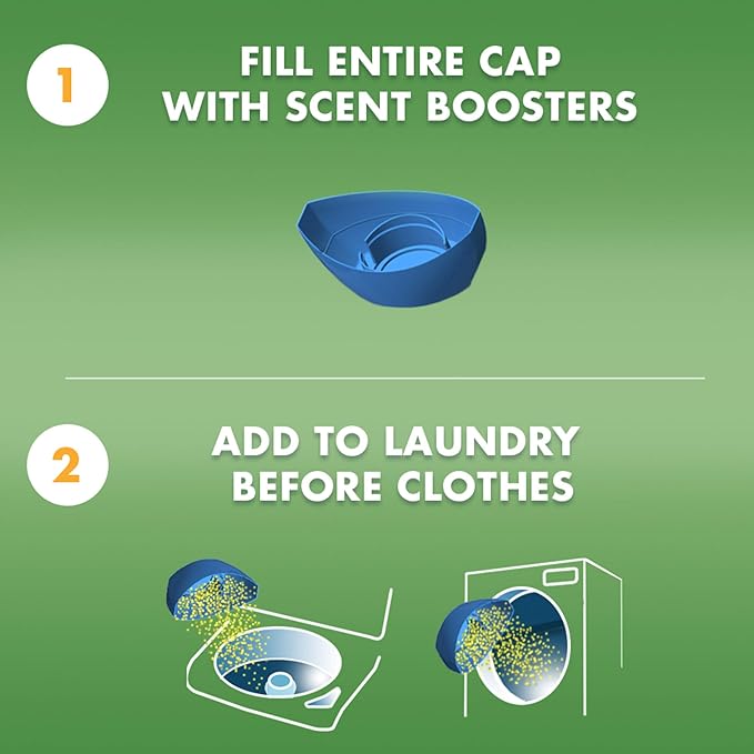 ARM & HAMMER Clean Scentsations In-Wash Scent Booster, Laundry Scent-Booster Clean Meadow scent, 24 Oz (Pack of 2)