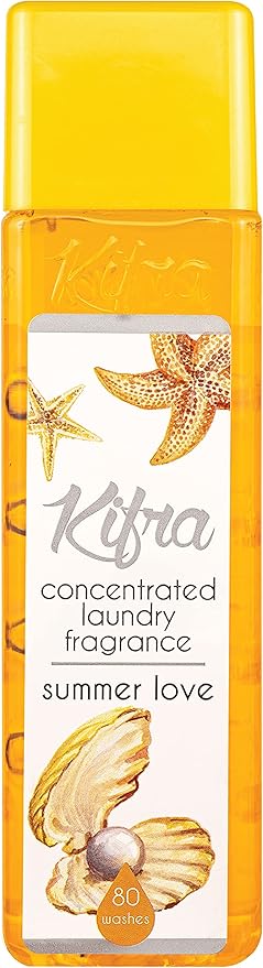 KIFRA SUMMER LOVE Concentrated Laundry Fragrance 6.76 Fl Oz 200ml 80 Washing Cycles