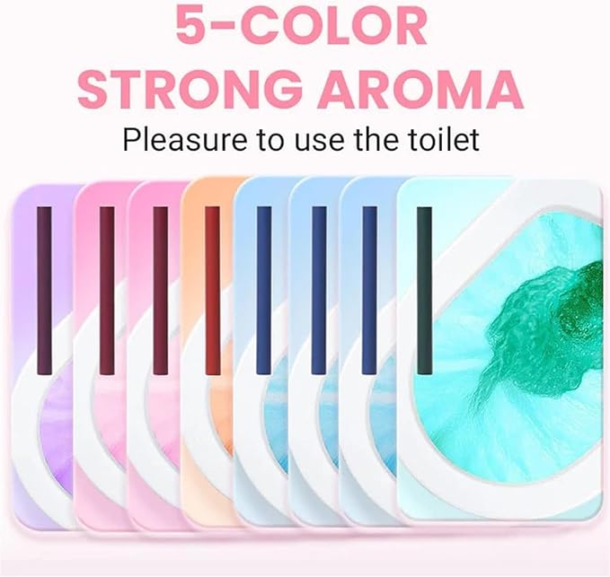 Multi-Functional Concentrated Toilet Cleaning Sticks, Toilet Tank Cleaner Cleaning Perfume Stick, Toilet Bowl Cleaners Drop in Tank, Bowl Freshener for Bathroom, Long-Lasting Freshness (1, 1 Box)