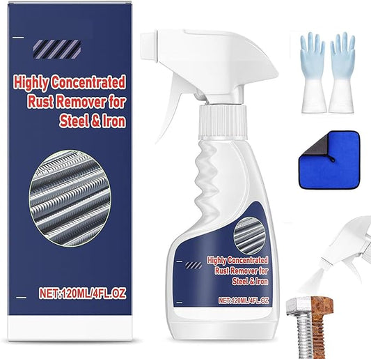 FKMEE Averyard Rust Remover, Heavy Duty Metal Cleaner, Highly Concentrated Rust & Stain Remover for Steel & Iron, Multipurpose Rust Cleaner for Tools, Parts & Surfaces (1)