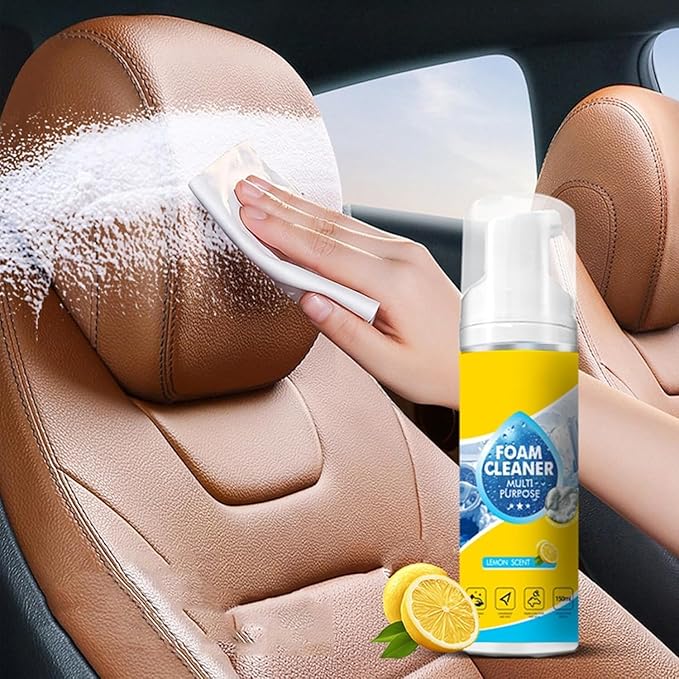 Multi-Function Foam Cleaner, 4-in-1 Multi-enzyme Foam Cleaner – Deep Clean Car, Kitchen, Bathroom & Sofa, | Professional 4-in-1 Deep Stain & Grease Remover for Home & Auto