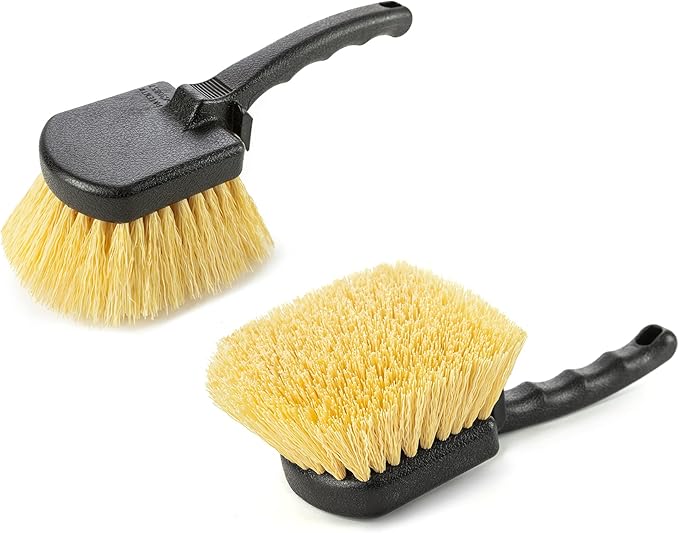 Harper 37518700 All-Purpose Scrubbing & Squeegee Brush Set with 10 in. Wash Brush with Flow-Through Handle, 24 in. Floor Squeegee, 10 in. Deck Brush and 8 in. Handheld Scrub Brush