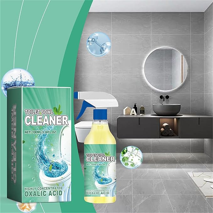 Toilet Scale & Odor Fresh Cleaner, Deep Cleaning Action, Fast-Acting Formula for Stains & Odor (1 Pcs)