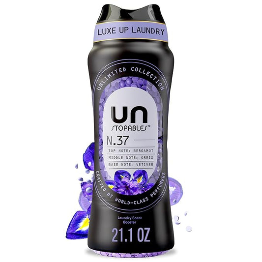 Downy Unstopables Unlimited Collection In-Wash Laundry Scent Booster Beads, No. 37, Fine Fragrance, Long-Lasting Fresh Scent Beads, 21.1 oz