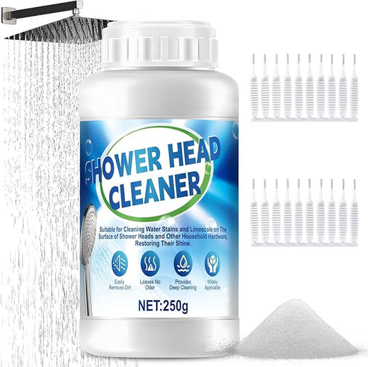 Limescale Remover, Bathroom Descaler, Hard Water Cleaner, Highly Effective at Removing Scale, Suitable for Cleaning Various Shower Heads, Water Dispensers, Kettles, Faucets, Etc, 8.3 Oz