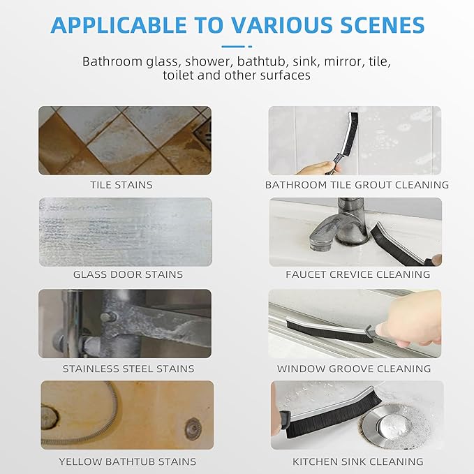 All Purpose Cleaner, Grout Cleaner for Tile Floors, Soap Scum Remover for Shower, Bathroom Descaler Foam Spray, Suitable for Toilet, Bathtub, Wall, Etc, 1PCS