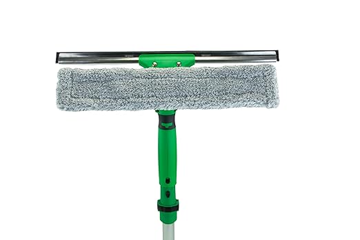 Unger Commercial VisaVersa Pro Pad 18" - Premium Microfiber Window Cleaning Pad with Hook-and-Loop Attachment - VEP45