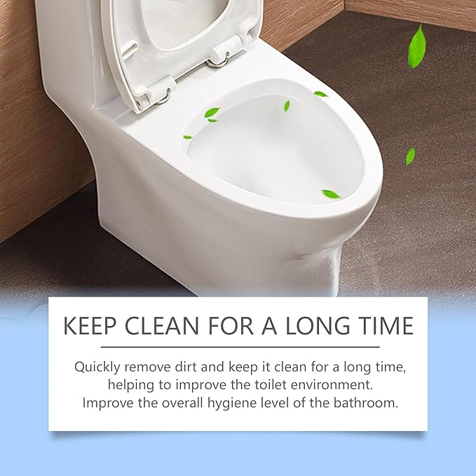 Toilet Bowl Cleaner, 150g, Easy Deodorizing Formula with Deep Cleaning Effect, 6-Pack