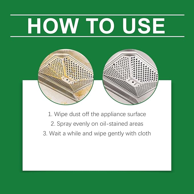Multifunctional Kitchen Appliance Cleaner, Natural Kitchen Cleaner Spray, Keep the Surface Clean and Bright, Easy to Use, 120ml/4oz (1Pcs)