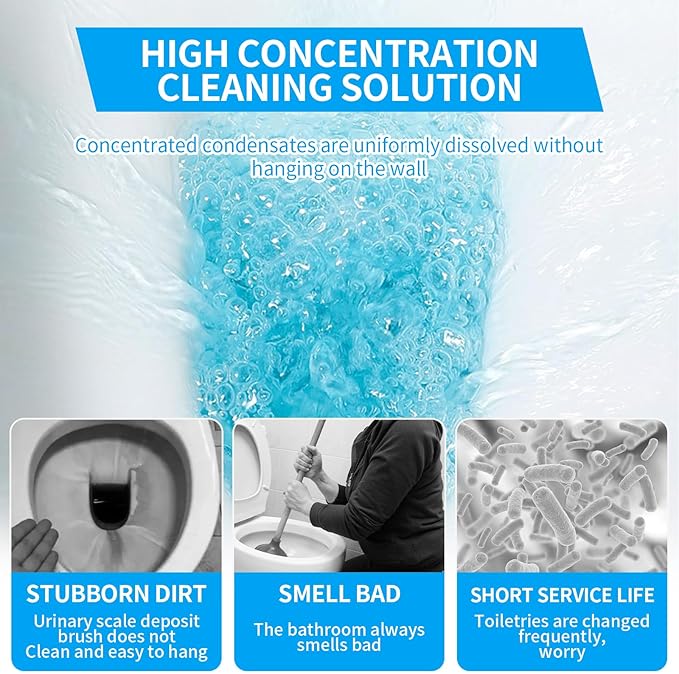 4PCS Krazy Klean Toilet Cleaner, Krazy Clean Toilet Cleaner, Krazy Klean Pro Toilet Cleaner, Krazy Klean Automatic Toilet Bowl Cleaner Cleans, Crazy Clean Toilet Bowl Cleaner
