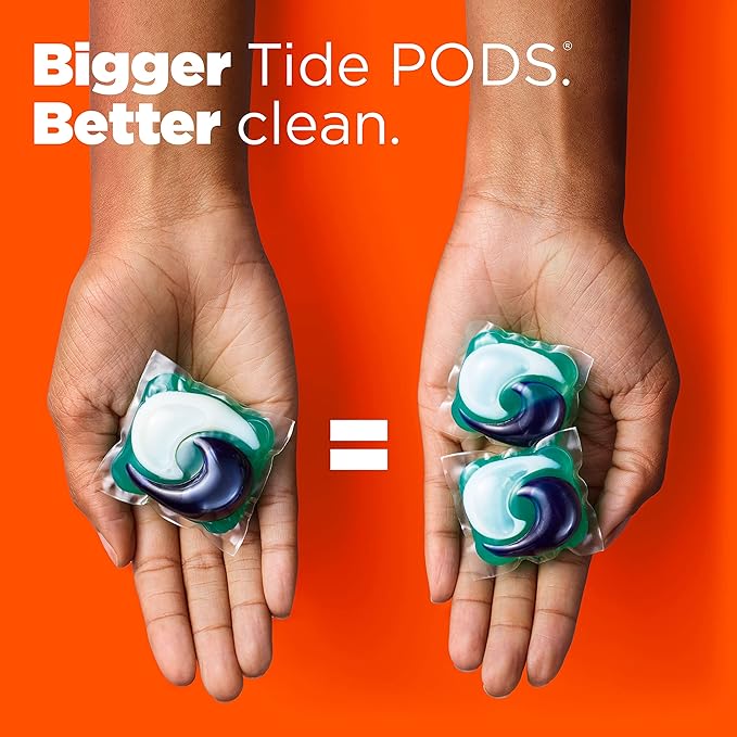 Tide Power Pods Laundry Detergent Pacs with Febreze, 32 Count, Spring & Renewal Scent, Febreze Freshness with Odor Eliminators
