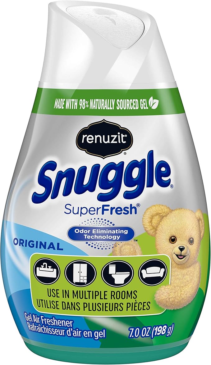 Renuzit Adjustable Gel Air Freshener Cones, Original Odor Neutralizer, Odor Elimination, 12 Cones