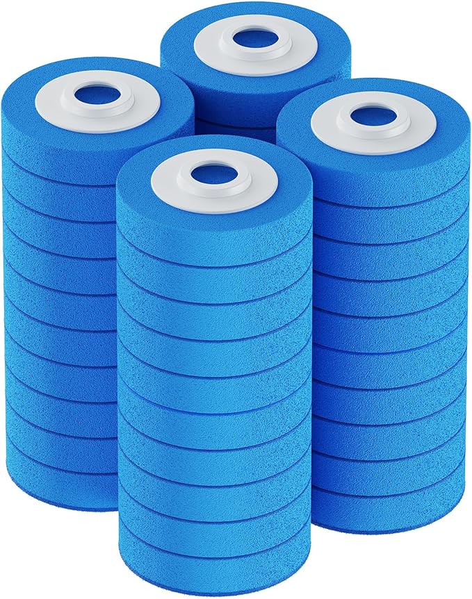 Disposable Toilet Brush Wand Refills, 40Pcs Toilet Brush Head Refills with Toilet Bowl Cleaner
